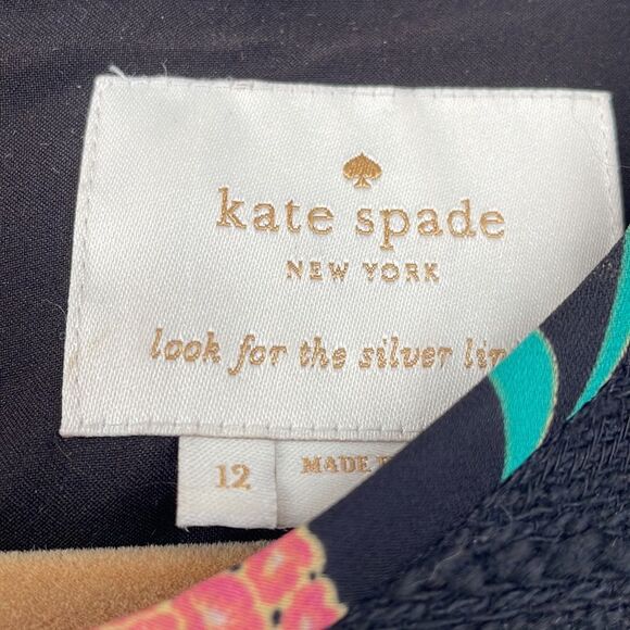 ♠️ Kate Spade Blossom Trim Tweed Dress ♠️ - Picture 3 of 6